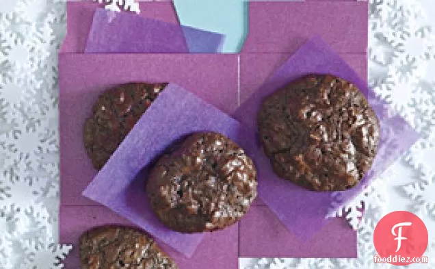 Flourless Chocolate-Walnut Cookies