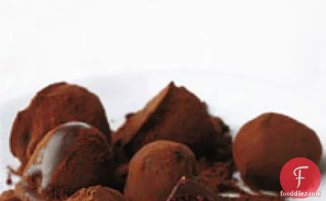 Chocolate-Covered Raspberry Truffles