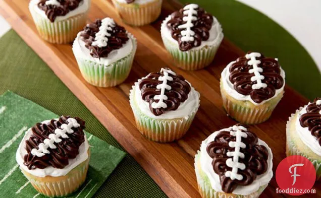 Touchdown Poke Cupcakes