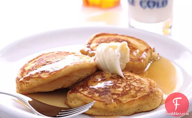Sweet-Potato Pancakes with Honey-Cinnamon Butter