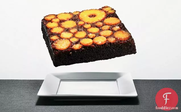 Pineapple Upside-Down Pumpkin Gingerbread