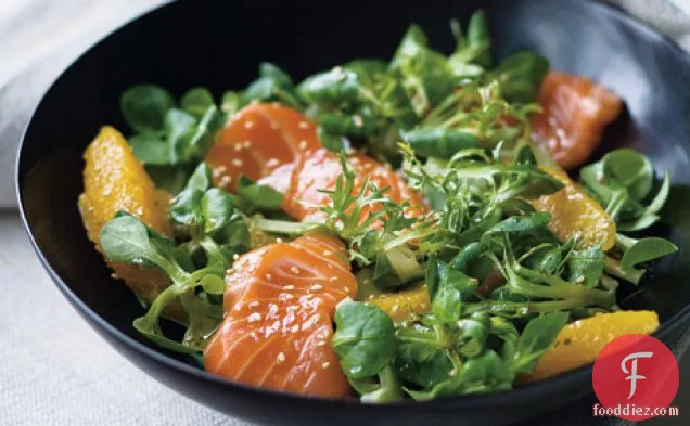 Sashimi Salad with Soy and Orange