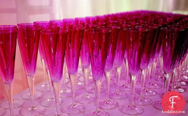 Paris's Crimson Champagne Cocktail