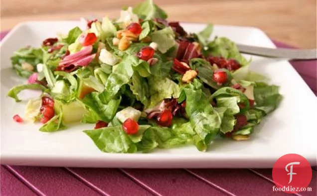Radicchio Salad With Walnuts And Pomegranates