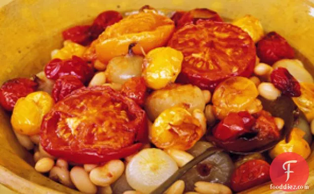 White Beans with Roasted Tomatoes