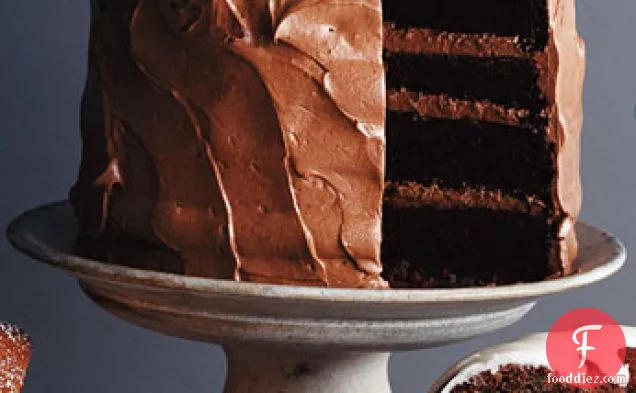 मील-उच्च चॉकलेट केक