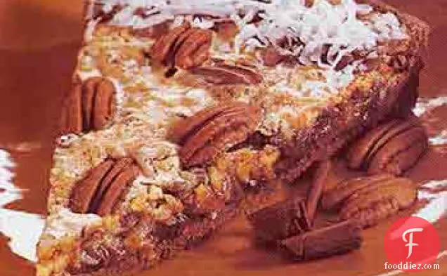 Chocolate and Coconut Pecan Tart