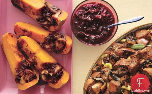 Roasted Squash With Balsamic Sauce and Apples