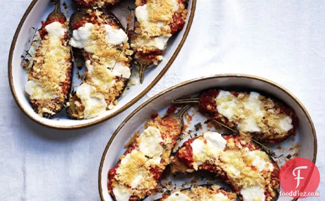 Eggplant Parmesan with Fresh Mozzarella