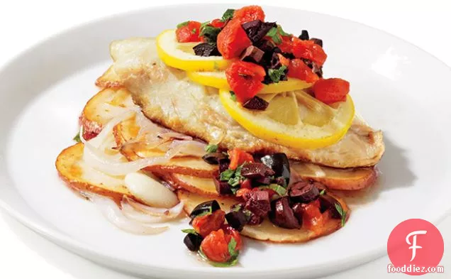 Alfred Portale's Red Snapper With Potatoes and Onions