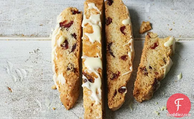 Dried Cranberry and White Chocolate Biscotti