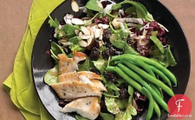 Seared-chicken Salad With Green Beans, Almonds, And Dried Cherries