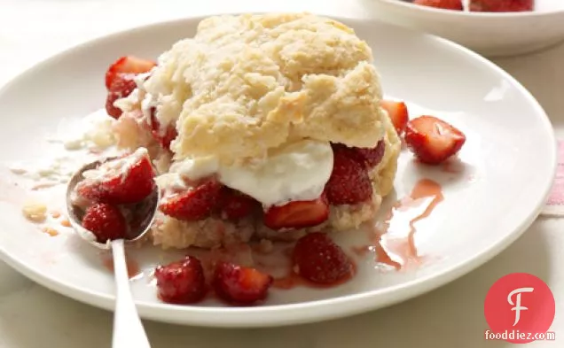 Strawberry Shortcake with Buttermilk Biscuits