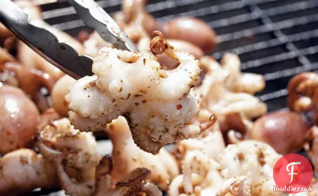 Char-Grilled Squid in Sherry Marinade
