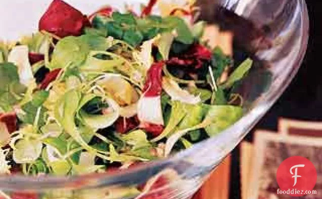 Mesclun Salad with Shallot Vinaigrette