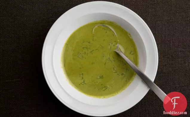 Creamy Fennel and Greens Soup