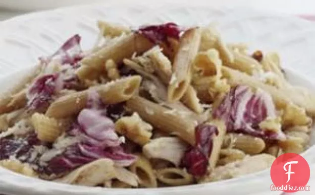 Penne With Roasted Chicken & Radicchio