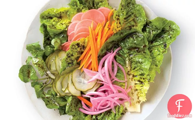 Pickled Vegetable Salad with Nori Vinaigrette