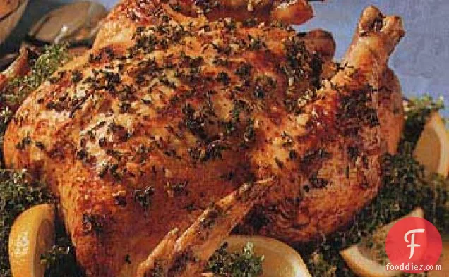 Roast Chicken with Lemon and Thyme