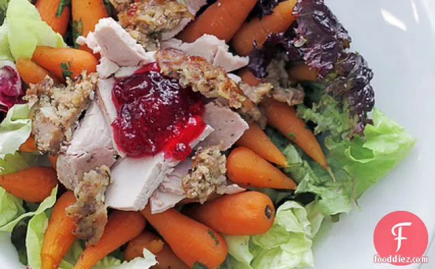 Turkey, Carrots And Cranberry Sauce