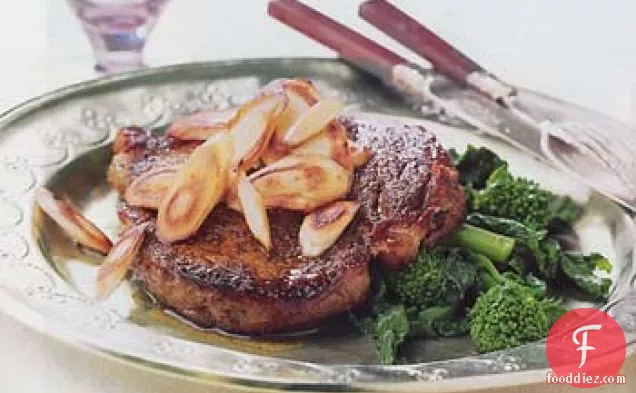 Rib-Eye Steaks with Curried Salt