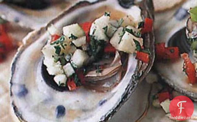 Oysters with Apple Mignonnette