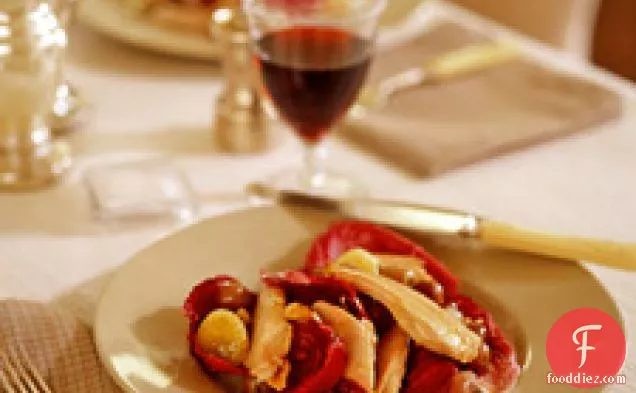 Roast Pheasant With Grapes And Walnuts