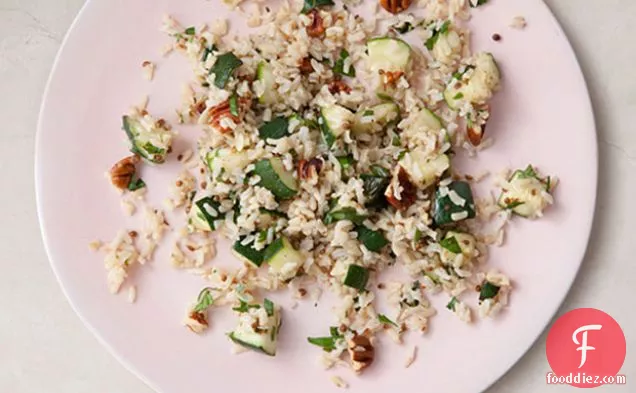 Warm Herbed Coriander Rice Salad