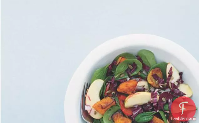 Roasted Butternut And Spinach Salad