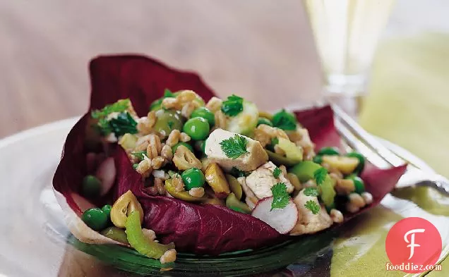Chicken Salad With Farro And Olives
