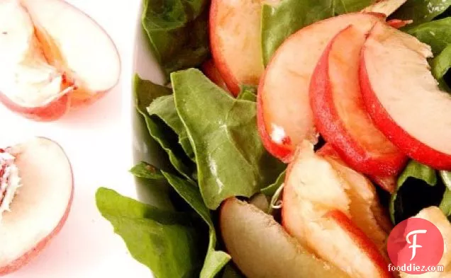 White Peach & Sorrel Salad Recipe