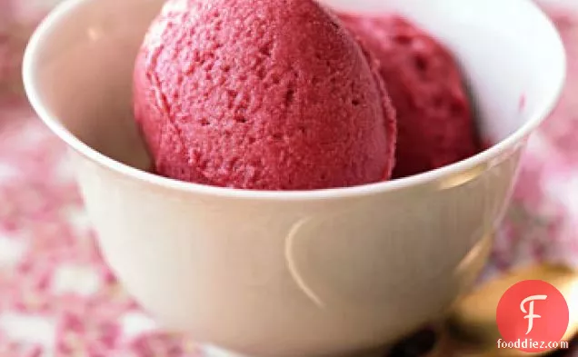 Plum and Red-Wine Sorbet