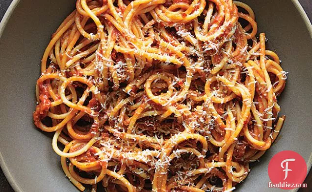 Bucatini with Butter-Roasted Tomato Sauce