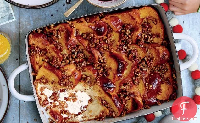 Baked French Toast with Pecan Crumble