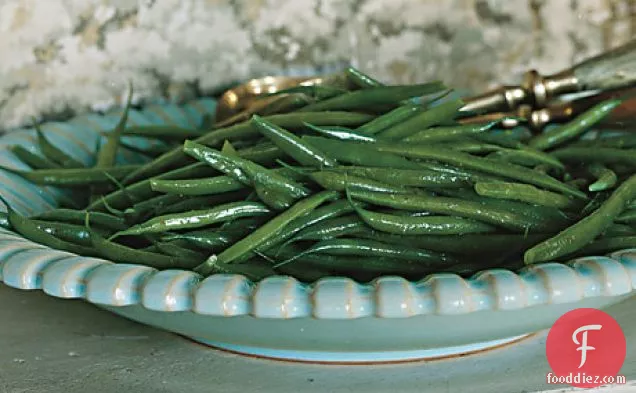 Green Beans with Celery-Salt Butter
