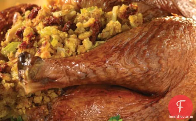 Turkey and Cornbread Stuffing with Sun-dried Tomatoes