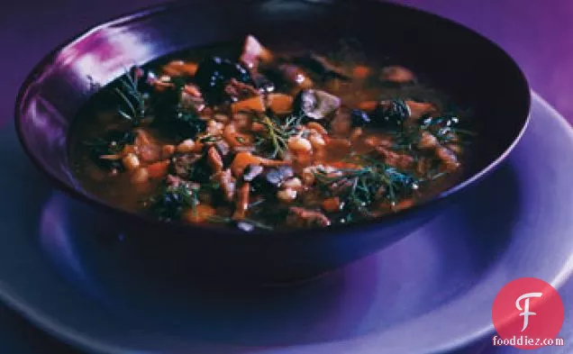 Beef, Mushroom, and Barley Soup
