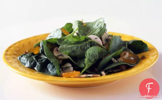 Spinach Salad With Almonds And Kumquats
