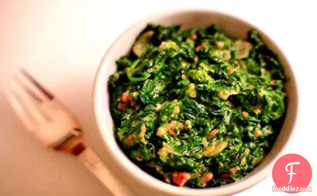 Creamed Spinach With Bacon