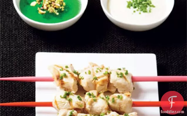 एंकोवी क्रीम के साथ तारगोन चिकन