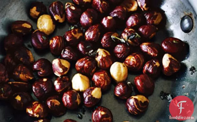 Roasted Hazelnuts with Thyme