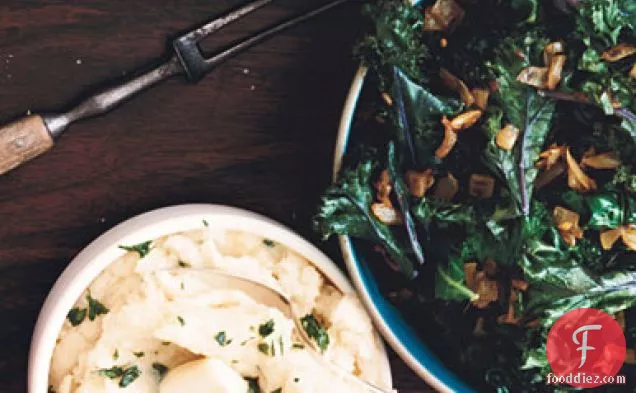 चंकी जेरूसलम आटिचोक और आलू मैश