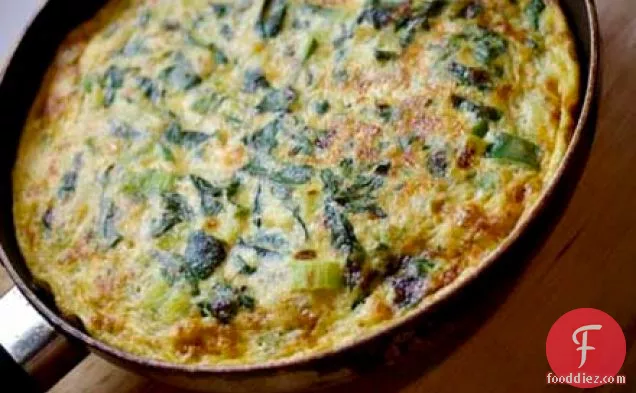 Simple Spinach & Ricotta Frittata