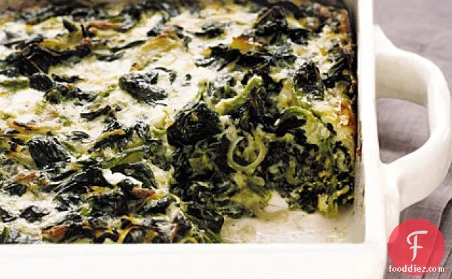 Baked Spinach and Gruyère