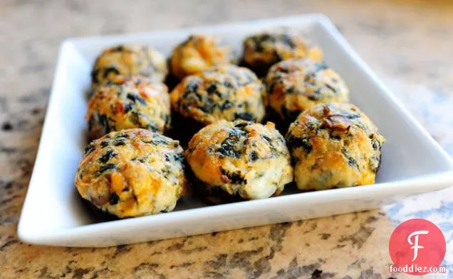 Spicy Spinach-Stuffed Mushrooms