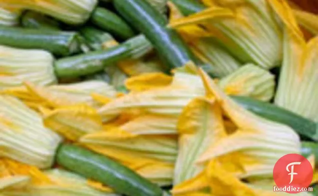 Cooking from the Glossies: Zucchini Blossom Frittata