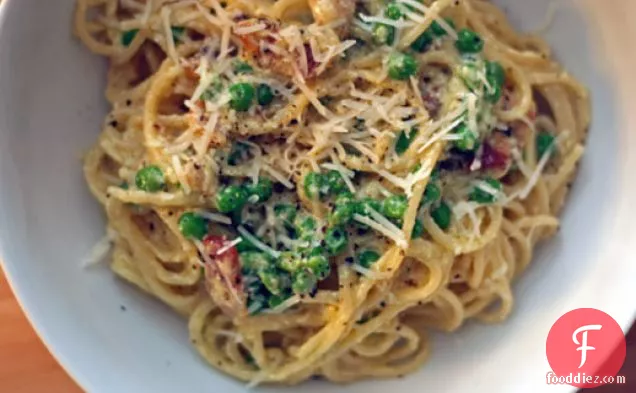 Dinner Tonight: Pasta Carbonara with Ricotta