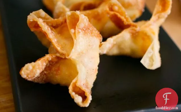 Crab Rangoons (Crab Puffs) With Sweet and Sour Sauce