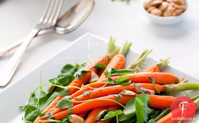 Carrot and Watercress Salad with Orange Blossom Water | A False Start