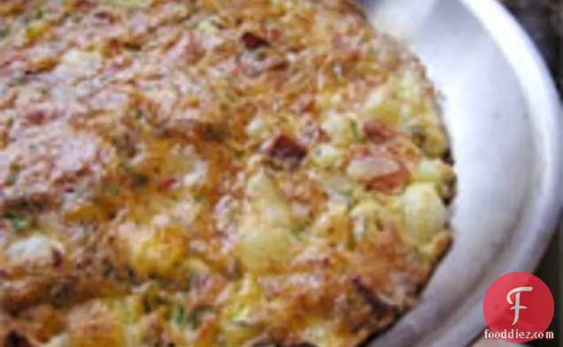 Dinner Tonight: Frittata with Potatoes, Bacon, and Mint